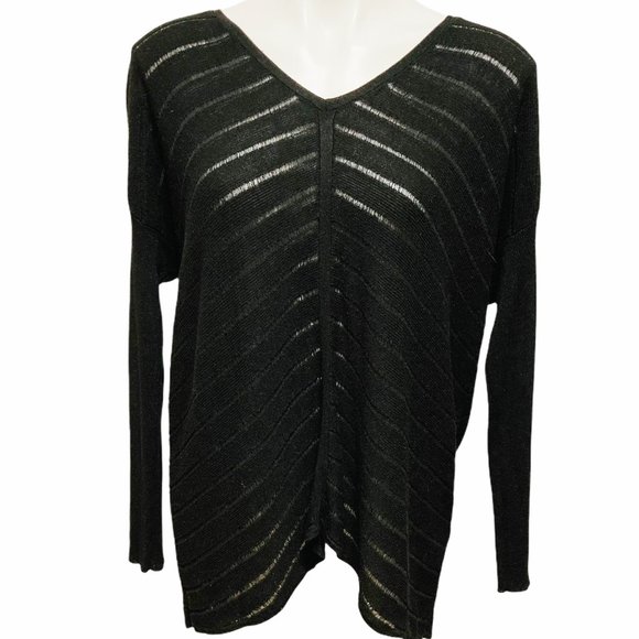 Open Knit Sweater Tunic 